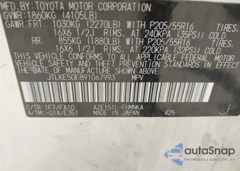 2009 Scion Xb z USA, uszkodzony, nr VIN JTLKE50E891067993